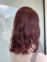 ユッカ エハ 豊中(YUCCA eha)&nbsp;【eha Sena】大人可愛いピンクベージュモテ髪ピンク