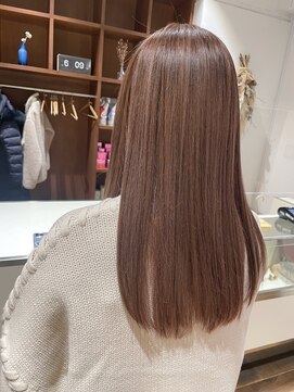 クラップス 杉田店(CLAPS) ピンクベージュ×サブリミック 髪質改善