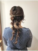 個性的ヘアアレンジ