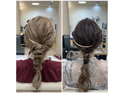 イベントなどのかわいいヘアセットもお任せください♪