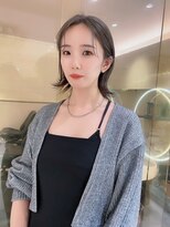 マイル 渋谷(mile)&nbsp;大人ボブ × センターパート