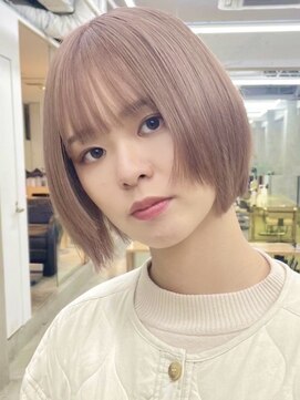 スー 渋谷(suu) ホワイトピンクベージュカラーケアブリーチダブルカラー髪質改善