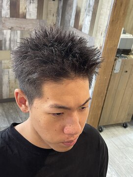 デルフィーノ ヘアーパフォーム(delfino hair perform) メンズスパイキーヘア