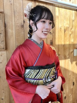 ラパンセベージュ(LA PENSEE BEIGE) LA PENSEE / beige 田川 / 成人式ヘアセット/編み下ろし