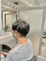 オナー(honor)&nbsp;爽やかメンズ☆無造作ツーブロックマッシュナチュラル黒髪