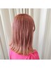 《鈴木指名限定》　カット＋ケアブリーチ＋艶カラー＋ヘアエステ　￥18000～