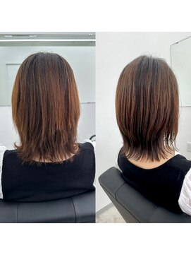 シロ 髪質改善レイヤーボブ