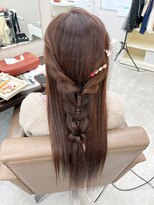 セットサロン ベル(Belle)&nbsp;ストレートハーフアップ