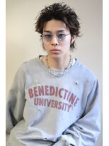 ブークル(boucle) パンクスパイキーショート　リバースショート　アップバング