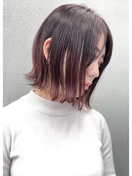 ギークス(GEEKS) 【GEEKS渋谷】くびれボブ/レイヤーボブ/グラデーションカラー/艶