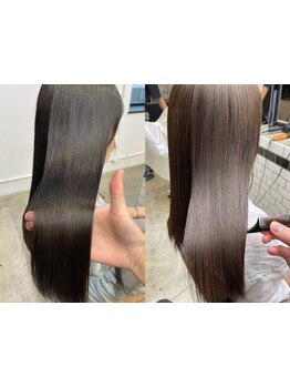パーソナルヘアケアプログラムでうる艶美髪に♪［ダブルカラー/ブリーチ/ブリーチなしダブルカラー/原宿］