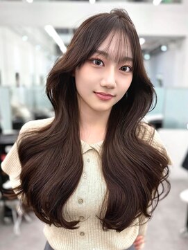 ニトバイアンキシム(nit by ahnkism) 韓国風レイヤーカット顔まわりくびれオルチャン堀江