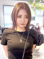 ジゼラ(GISELA)&nbsp;透明感カラー レイヤーボブ タッセルボブ 切りっぱなしボブ