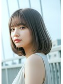 【王道の可愛さ☆】グレージュミディアムボブ　10代20代30代