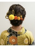 【成人式ヘアセット】アップスタイル・シニヨン