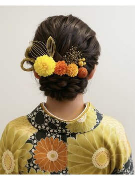 ギッシュ イオン小牧店(guiches) 【成人式ヘアセット】アップスタイル・シニヨン