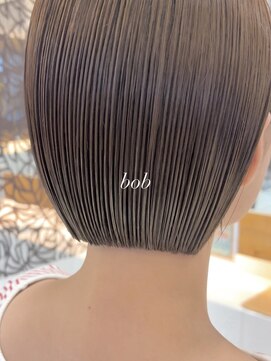 ヘアーアンドメイク サワ 上田本店(SAWA) 20代30代プツッと小顔切りっぱなしボブ