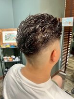 スタンドバーバー 柏(STAND BARBER)&nbsp;サーフカール/スパイキーショート/ブルーブラック/柏