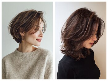 シュモレ フェリーク 検見川店の写真/白髪を活かした透明感カラーで柔らかい大人上品Styleに*[新検見川/新検見川駅/縮毛矯正/髪質改善/白髪染め]