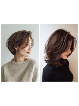 白髪を活かした透明感カラーで柔らかい大人上品Styleに*[新検見川/新検見川駅/縮毛矯正/髪質改善/白髪染め]