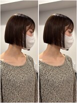 ローリン(Rolling)&nbsp;【RURI】10代20代/切りっぱなしボブ/グレージュ/福岡天神