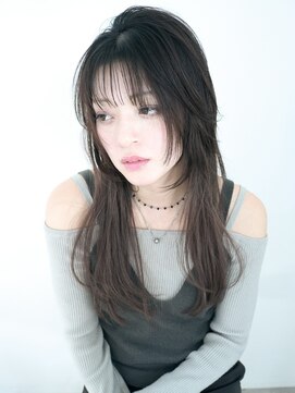 ロンドアンメゾン 原宿(Lond un Maison.) くびれヘア/アプリコットオレンジ/韓国/ブリーチ/レイヤー/原宿