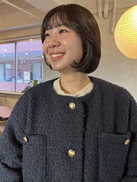 タッセルボブ/透明感カラー