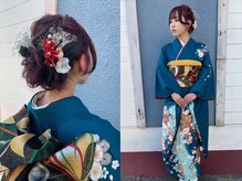 ヘアセット&着付け Blue Berry