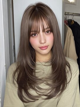 新宿/新宿駅/縮毛矯正/前髪カット/レイヤーカット/韓国