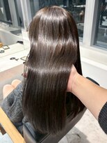 シオン(shion) ダークアッシュロング顔周りレイヤー大人ガーリー_ba577821