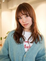 エルフレームバイワンラヴェスト(L'FLAME by one Lovest)&nbsp;顔周りレイヤー/ダブルカラー/髪質改善/ケアブリーチ長野駅◆