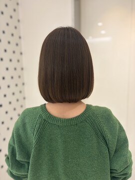 パーマ落としラボ アピッシュ 銀座(apish) 艶髪に整えるパーマ落としストレート