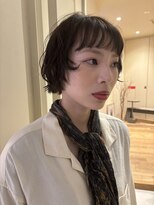 ネロ ヘアサロン ネイビー 渋谷(NERO HAIRSALON NAVY)&nbsp;【笠井至音】ショート　ボブ　パーマ