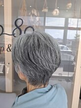 フォーティエイティ 郡山店(40-80) グレーヘアスタイル