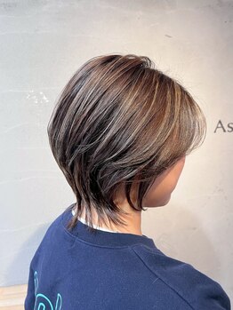 アッシェオレン(Ashe oleng)の写真/乾かすだけで上品にまとまる。骨格を美しく魅せる、圧倒的技術力の「計算された大人ショートカット」