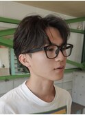 メンズ/センターパート/似合わせカット／ニュアンスパーマ
