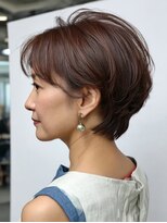 テーラヘアー 我孫子店(TELA HAIR)&nbsp;白髪染め×ひし形ショート【TELA HAIR 我孫子店】