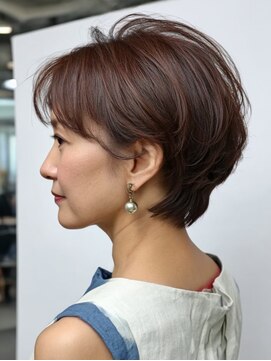 テーラヘアー 我孫子店(TELA HAIR) 白髪染め×ひし形ショート【TELA HAIR 我孫子店】