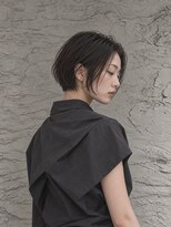 吉 船橋(kici) 船橋/暗髪/かきあげショートボブ
