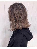 オーク 学芸大学(OAK)&nbsp;柔らかベージュの外ハネミディアム★多田