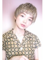 アンカルヘアー(ancal hair) ”オンザバング”×ハイトーンショート