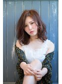 無造作カールで大人可愛いふわふわミディ*