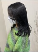 地毛風カラーとレイヤースタイル