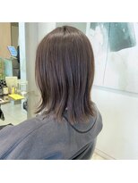 ヘアサロンガリカアオヤマ(hair salon Gallica aoyama)&nbsp;透明感カラーの外ハネロブ