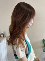 ヘアーアートミュージアム(Hair Art Museum)&nbsp;オレンジブラウン×オレンジインナー♪