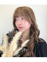 セレスト 十三店(CELESTE) 韓国風後れ毛×マロンベージュ 