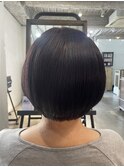 髪質改善丸みのあるボブスタイル