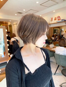 ロンドプロフィール 浦和(Lond profil) 浦和ショートヘアショートカット白髪ぼかし白髪染めボブ40代50代