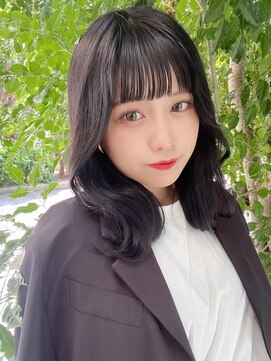 プアメリア 名古屋(Puamelia) ハイトーン×黒髪★ブリーチ×グレーベージュ☆[名古屋]