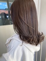 ロカ(roka) ラベンダーベージュ ラベージュ 顔まわりレイヤー